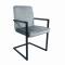 Fauteuil Kick JIM - Velour - Gris