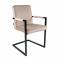 Fauteuil Kick JIM - Velour - Champagne