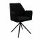 Chaise tournante Kick Alex - Noir