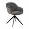 Chaise tournante Kick Matt - Gris foncé