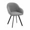 Chaise tournante Kick Olof - Gris foncé