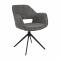 Chaise tournante Kick Owen - Gris foncé