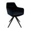 Chaise tournante Tom - Noir