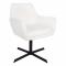 Chaise tournante Kick Viktor Boucle - Blanc