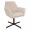 Chaise tournante Kick Viktor Boucle - Beige