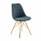 Chaise scandinave Kick Jen - Bleu