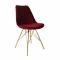 Chaise scandinave Kick - Rouge