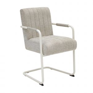 Chaise tubulaire Kick Isa - Beige