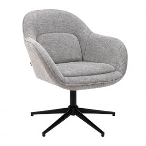 Fauteuil tournant Kick Lux - Gris