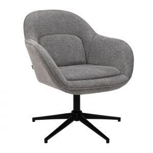 Fauteuil tournant Kick Lux - Gris foncé