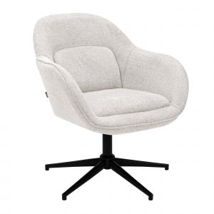 Fauteuil tournant Kick Lux - Champagne