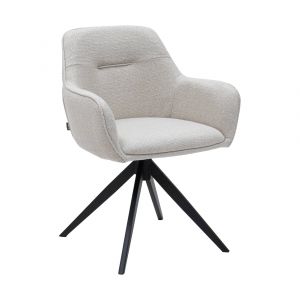 Chaise tournante Kick Arne - Blanc