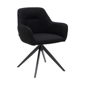 Chaise tournante Kick Arne - Noir