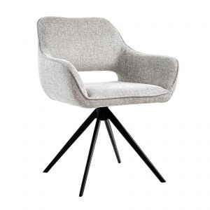 Chaise tournante Kick Miyo - Gris