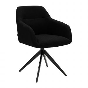 Chaise tournante Kick Ravi - Noir