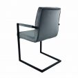 Fauteuil Kick JIM - Velour - Gris