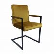 Fauteuil Kick JIM - Velour - Or