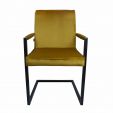 Fauteuil Kick JIM - Velour - Or