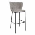 Tabouret de bar Kick Bo - Gris