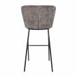 Tabouret de bar Kick Bo - Gris foncé