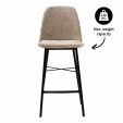 Tabouret de bar Kick Lara - Beige