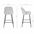 Tabouret de bar Kick Lucy - Gris