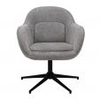 Fauteuil tournant Kick Lux - Gris foncé