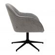 Fauteuil tournant Kick Lux - Gris foncé