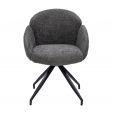 Chaise tournante Kick Aiko - Gris foncé