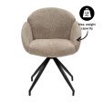 Chaise tournante Kick Aiko - Beige