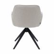 Chaise tournante Kick Arne - Blanc