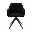 Chaise tournante Kick Arne - Noir