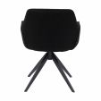 Chaise tournante Kick Arne - Noir