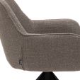 Chaise tournante Kick Arne - Gris