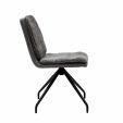 Chaise tournante Kick Aron - Gris foncé