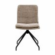 Chaise tournante Kick Aron - Taupe