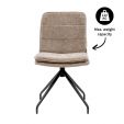 Chaise tournante Kick Aron - Taupe