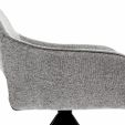 Chaise tournante Kick Miyo - Gris foncé