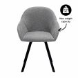 Chaise tournante Kick Olof - Gris foncé