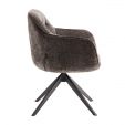 Chaise tournante Kick Sten - Gris foncé