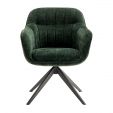 Chaise tournante Kick Sten - Vert foncé