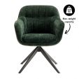 Chaise tournante Kick Sten - Vert foncé