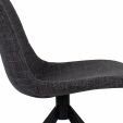 Chaise tournante Kick Yani - Noir