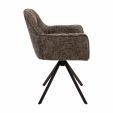 Chaise tournante Kick Luc - Gris foncé