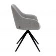 Chaise tournante Kick Mex - Gris