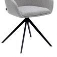 Chaise tournante Kick Mex - Gris