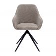 Chaise tournante Kick Mex - Taupe