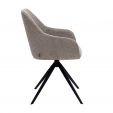 Chaise tournante Kick Mex - Taupe