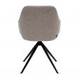 Chaise tournante Kick Mex - Taupe