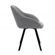 Chaise tournante Kick Olof - Gris foncé